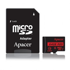 Apacer microSDXC UHS-I U1-64GB(讀85MB/s)含轉卡